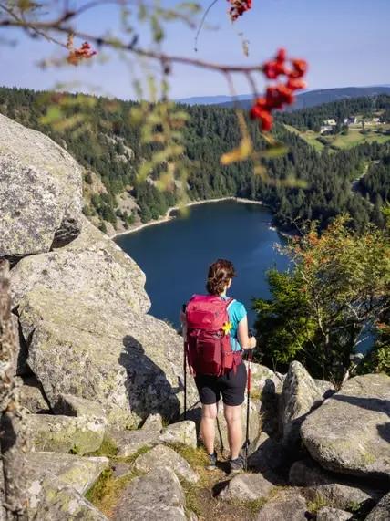 Der Lac Blanc ist einer der schönsten Seen Frankreichs.