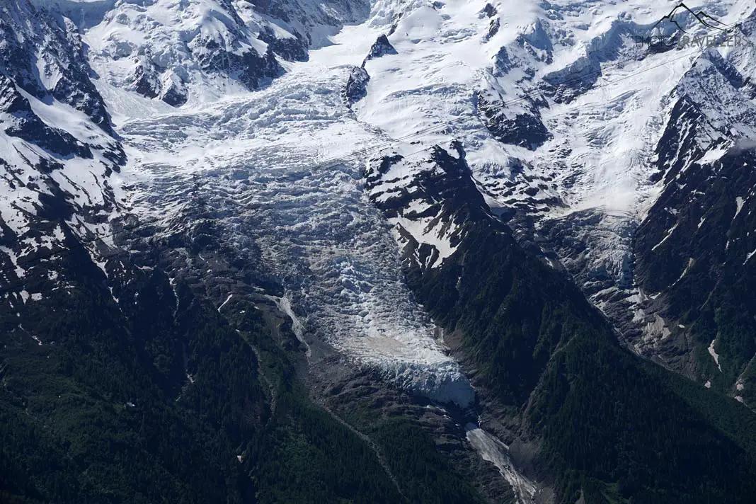 Gletscher am Mont Blanc